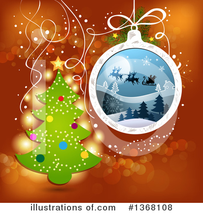 Royalty-Free (RF) Christmas Clipart Illustration by merlinul - Stock Sample #1368108