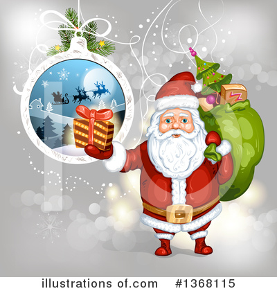 Royalty-Free (RF) Christmas Clipart Illustration by merlinul - Stock Sample #1368115