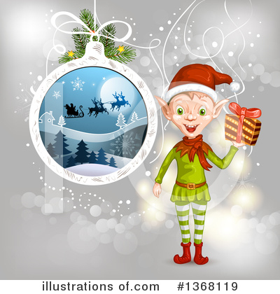 Royalty-Free (RF) Christmas Clipart Illustration by merlinul - Stock Sample #1368119