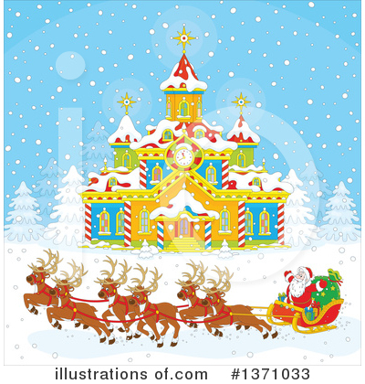 Royalty-Free (RF) Christmas Clipart Illustration by Alex Bannykh - Stock Sample #1371033