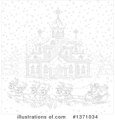 Royalty-Free (RF) Christmas Clipart Illustration by Alex Bannykh - Stock Sample #1371034