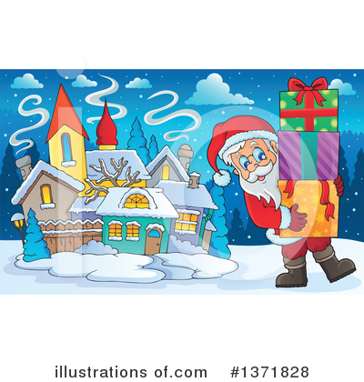 Royalty-Free (RF) Christmas Clipart Illustration by visekart - Stock Sample #1371828