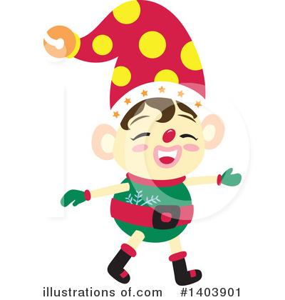 Royalty-Free (RF) Christmas Clipart Illustration by Cherie Reve - Stock Sample #1403901