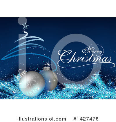 Merry Christmas Clipart #1427476 by dero