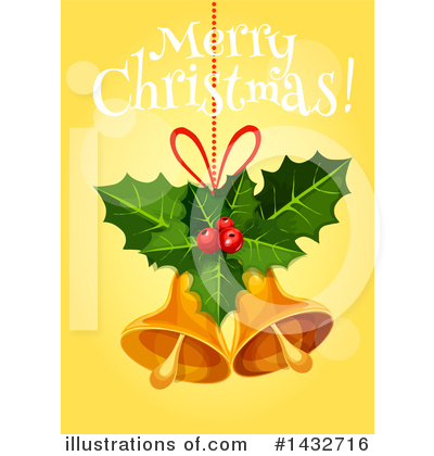 Christmas Bells Clipart #1432716 by Vector Tradition SM