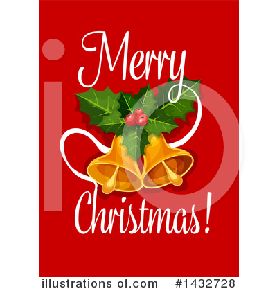 Christmas Bells Clipart #1432728 by Vector Tradition SM