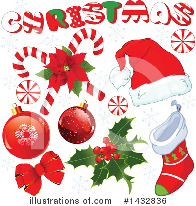 Christmas Holly Clipart #1432836 by Pushkin