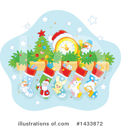 Royalty-Free (RF) Christmas Clipart Illustration by Alex Bannykh - Stock Sample #1433872