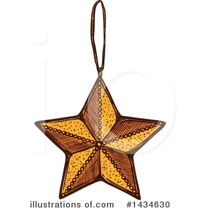 Star Ornament Clipart #1434630 by Vector Tradition SM