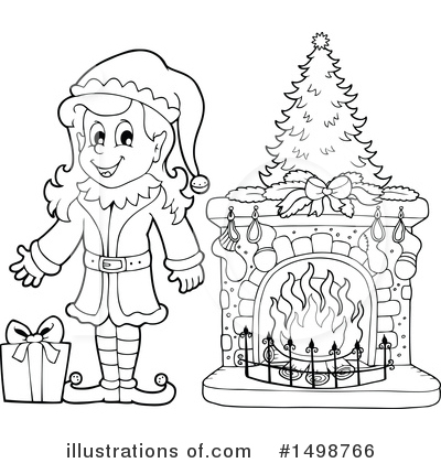 Royalty-Free (RF) Christmas Clipart Illustration by visekart - Stock Sample #1498766