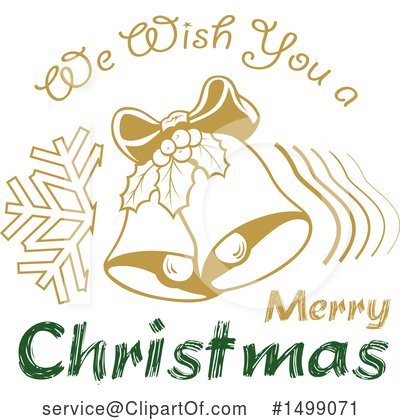 Christmas Greetings Clipart #1499071 by dero