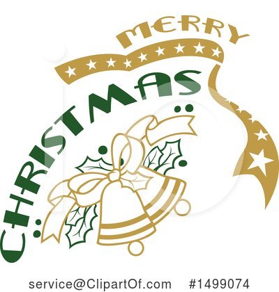 Christmas Greetings Clipart #1499074 by dero