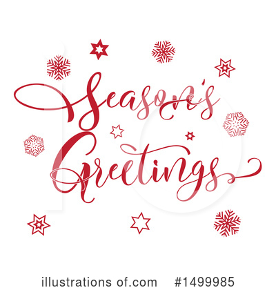 Seasons Greetings Clipart #1499985 by KJ Pargeter