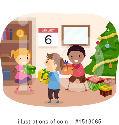 Royalty-Free (RF) Christmas Clipart Illustration by BNP Design Studio - Stock Sample #1513065