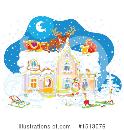 Royalty-Free (RF) Christmas Clipart Illustration by Alex Bannykh - Stock Sample #1513076
