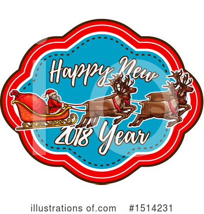 Royalty-Free (RF) Christmas Clipart Illustration by Vector Tradition SM - Stock Sample #1514231