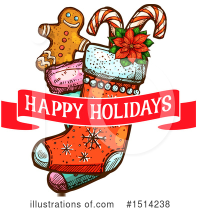 Royalty-Free (RF) Christmas Clipart Illustration by Vector Tradition SM - Stock Sample #1514238