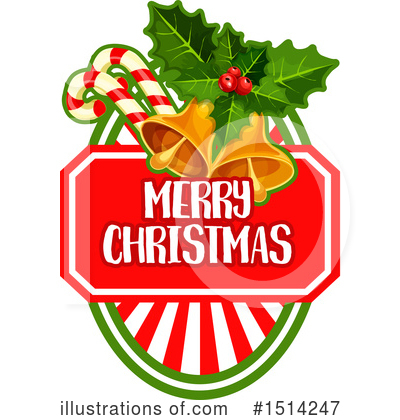 Christmas Bells Clipart #1514247 by Vector Tradition SM