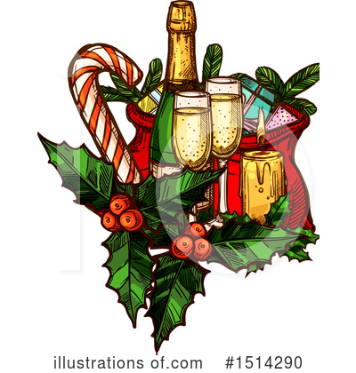 Holly Clipart #1514290 by Vector Tradition SM