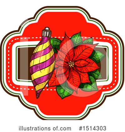 Christmas Ornaments Clipart #1514303 by Vector Tradition SM