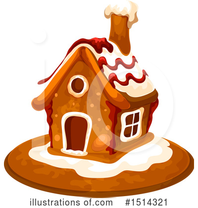 Gingerbread House Clipart #1514321 by Vector Tradition SM