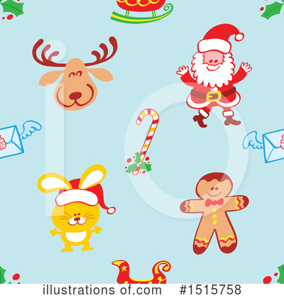Christmas Pattern Clipart #1515758 by Zooco