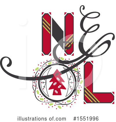 Christmas Tree Clipart #1551996 by Cherie Reve
