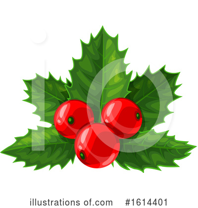 Holly Clipart #1614401 by Vector Tradition SM