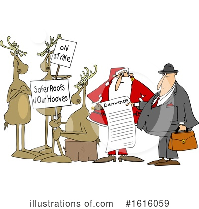 Royalty-Free (RF) Christmas Clipart Illustration by djart - Stock Sample #1616059