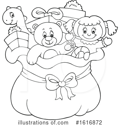 Royalty-Free (RF) Christmas Clipart Illustration by visekart - Stock Sample #1616872