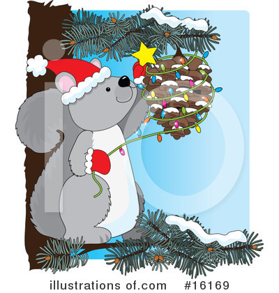 Christmas Animals Clipart #16169 by Maria Bell