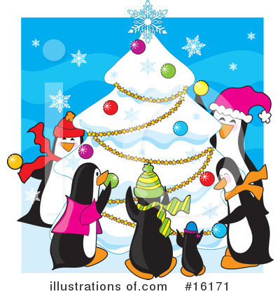 Christmas Animals Clipart #16171 by Maria Bell