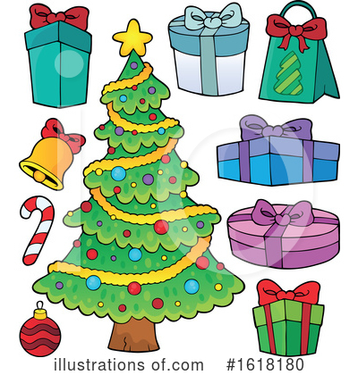 Royalty-Free (RF) Christmas Clipart Illustration by visekart - Stock Sample #1618180