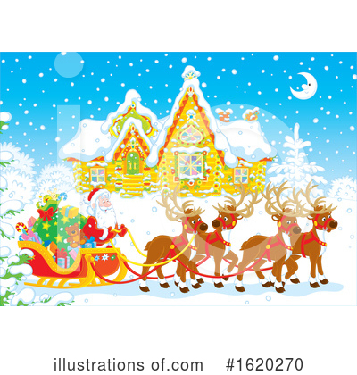 Royalty-Free (RF) Christmas Clipart Illustration by Alex Bannykh - Stock Sample #1620270