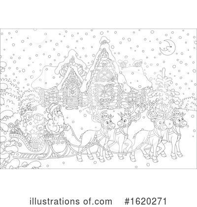 Royalty-Free (RF) Christmas Clipart Illustration by Alex Bannykh - Stock Sample #1620271