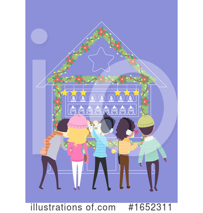 Royalty-Free (RF) Christmas Clipart Illustration by BNP Design Studio - Stock Sample #1652311