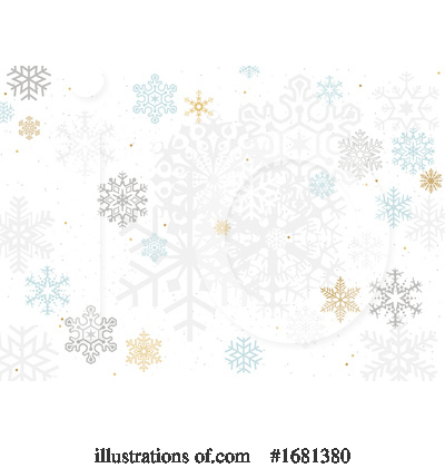 Snowflake Background Clipart #1681380 by dero