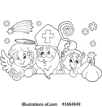 Royalty-Free (RF) Christmas Clipart Illustration by visekart - Stock Sample #1684849