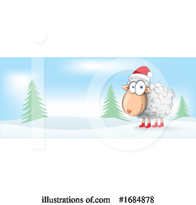 Sheep Clipart #1684878 by Domenico Condello
