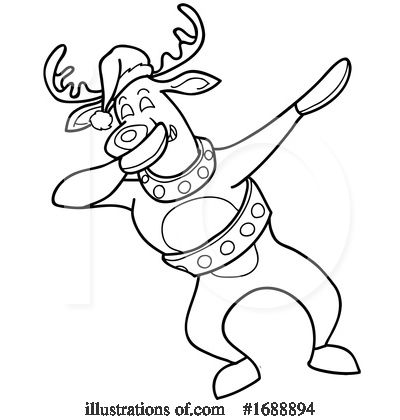 Royalty-Free (RF) Christmas Clipart Illustration by LaffToon - Stock Sample #1688894