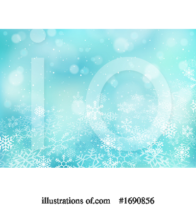Snowflake Background Clipart #1690856 by dero