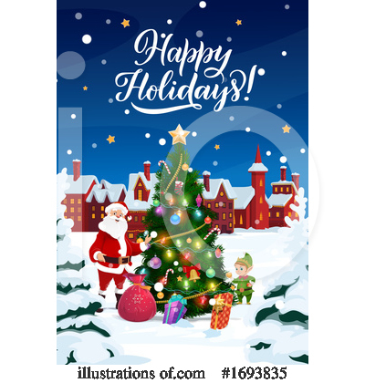 Royalty-Free (RF) Christmas Clipart Illustration by Vector Tradition SM - Stock Sample #1693835