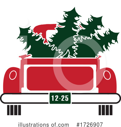 Christmas Tree Clipart #1726907 by Johnny Sajem