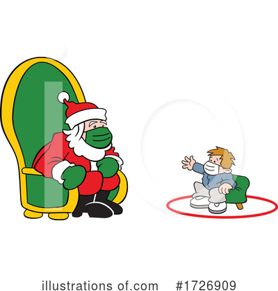 Santa Clipart #1726909 by Johnny Sajem