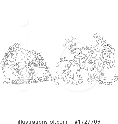 Royalty-Free (RF) Christmas Clipart Illustration by Alex Bannykh - Stock Sample #1727706