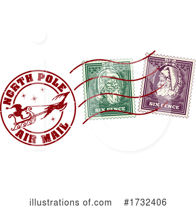 Postmark Clipart #1732406 by AtStockIllustration