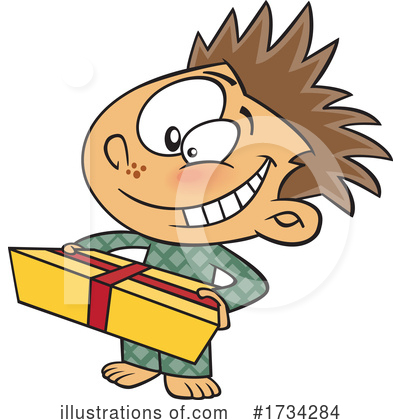Christmas Gifts Clipart #1734284 by toonaday