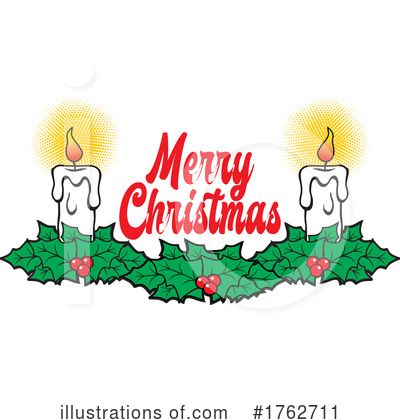 Christmas Candle Clipart #1762711 by Johnny Sajem