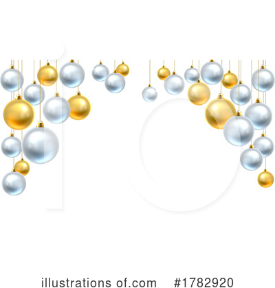 Christmas Ornaments Clipart #1782920 by AtStockIllustration