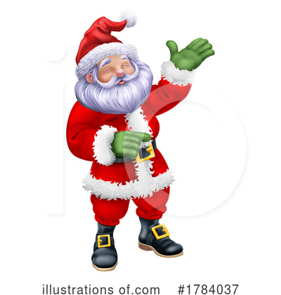 Santa Clipart #1784037 by AtStockIllustration